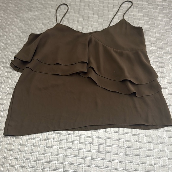 J.crew ruffle chiffon camisole size 4 - Picture 1 of 5